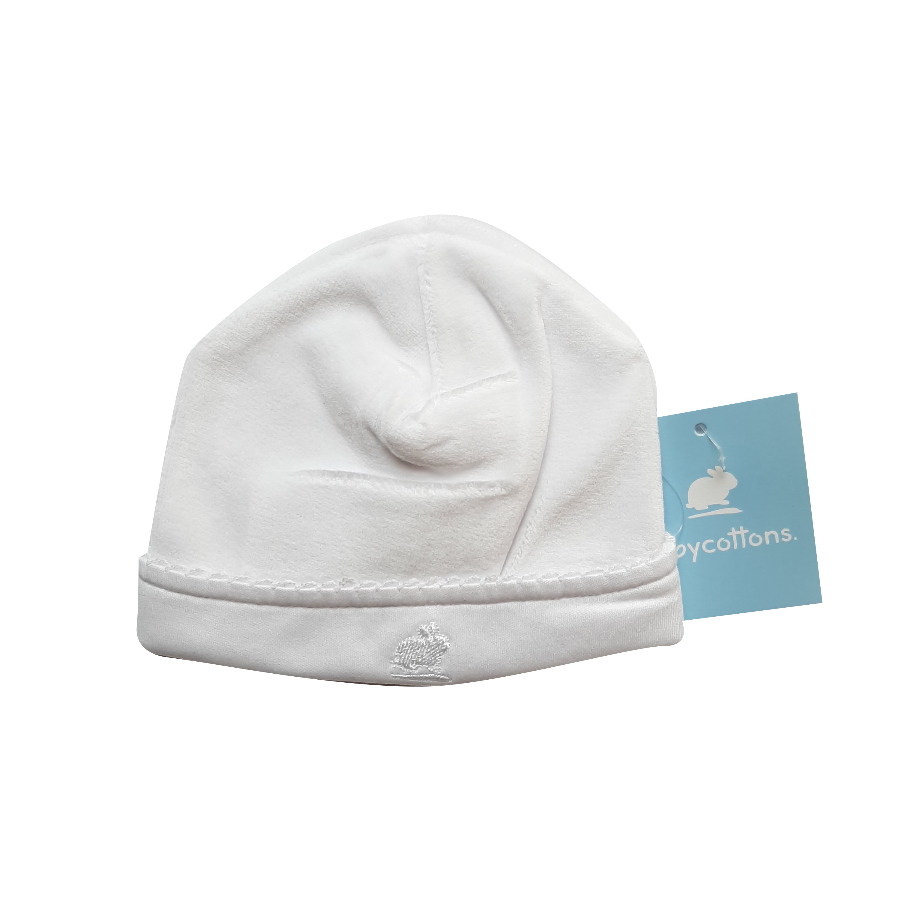 Gorro Babycottons Plush Blanco