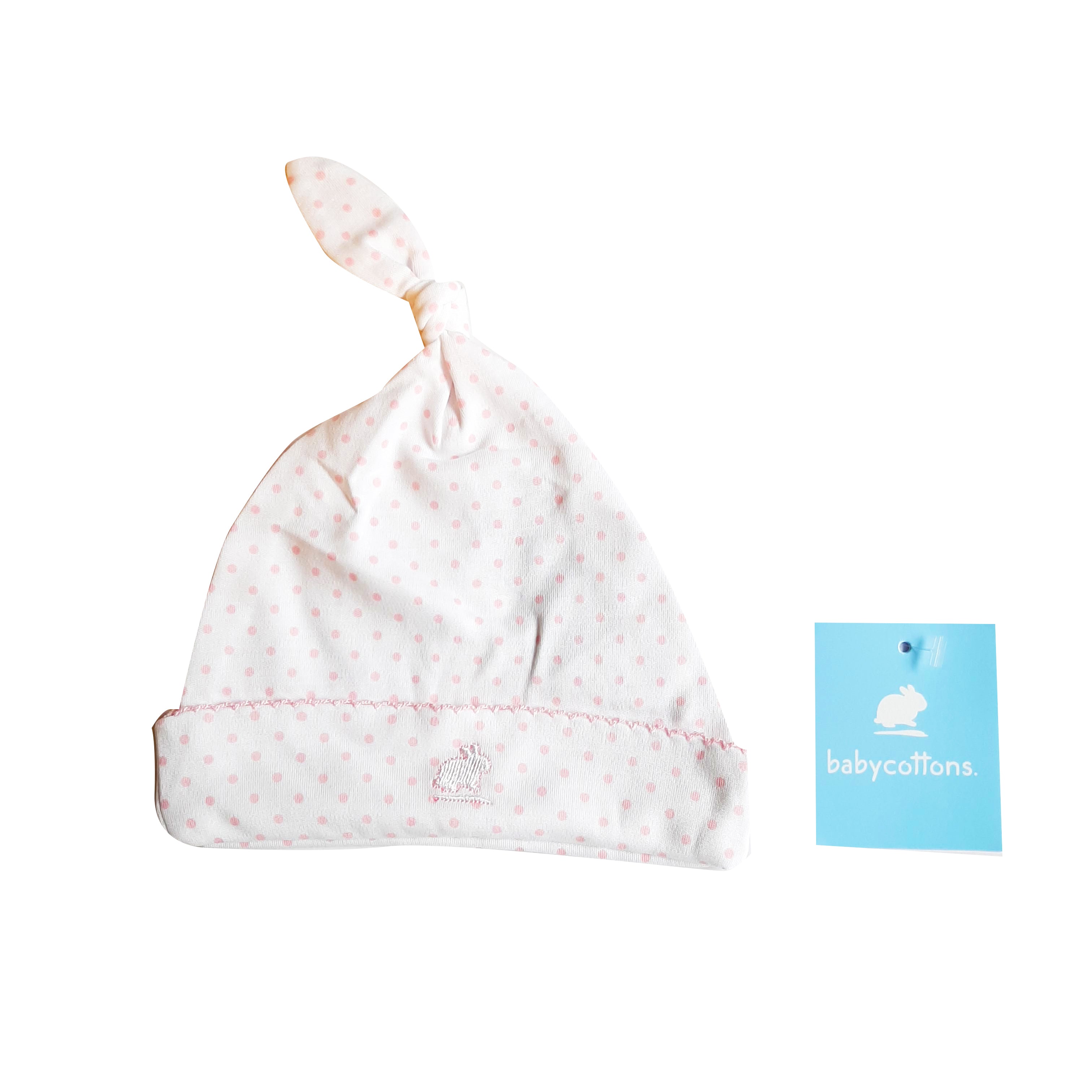 Gorro Babycottons C/nudo Ballons Composi E Blanco Rosa