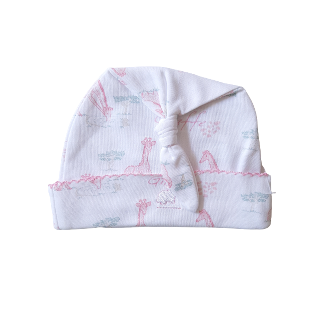 Gorro Babycottons C/Nudo On Safari Rosa