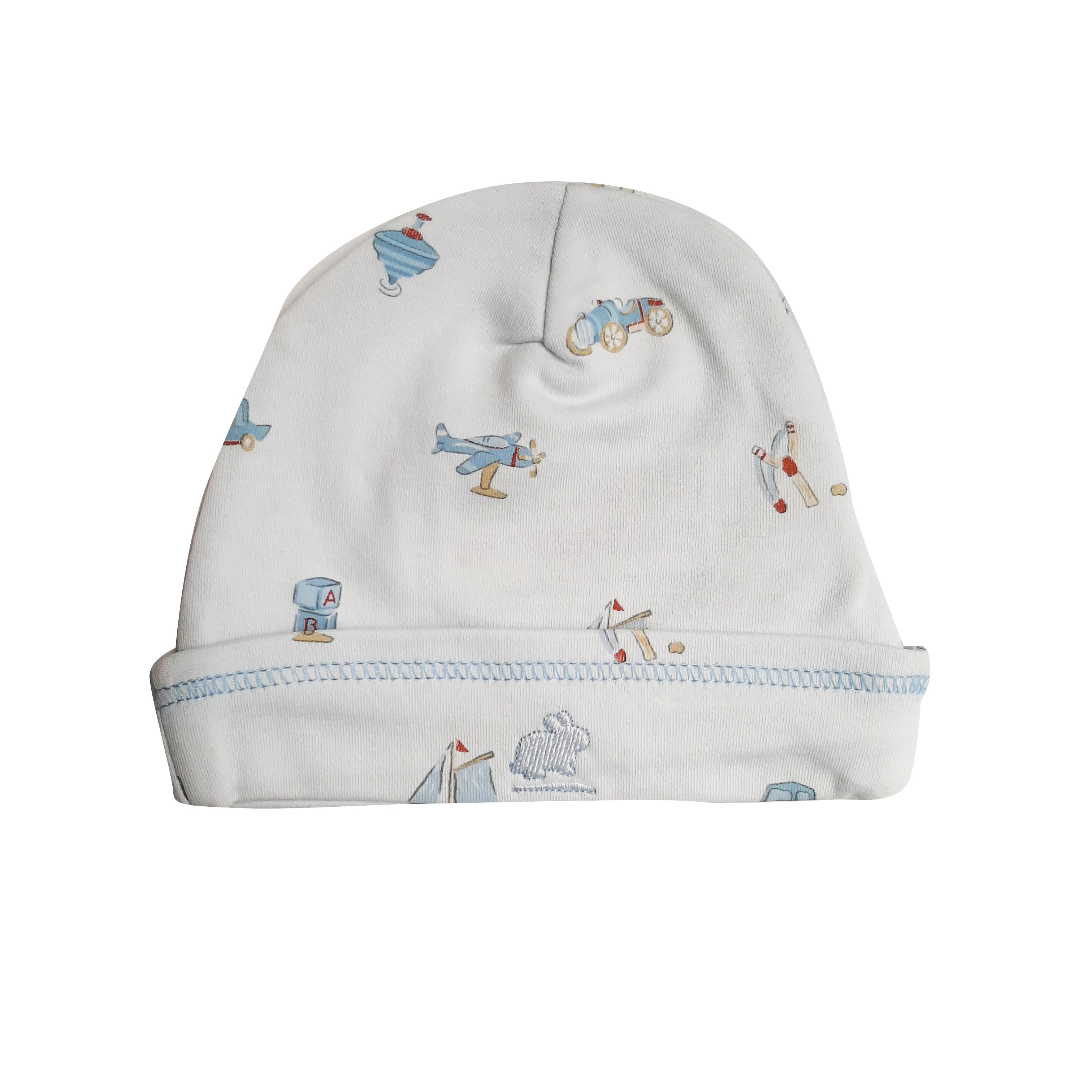 Gorro Babycottons Basic Playtime Celeste