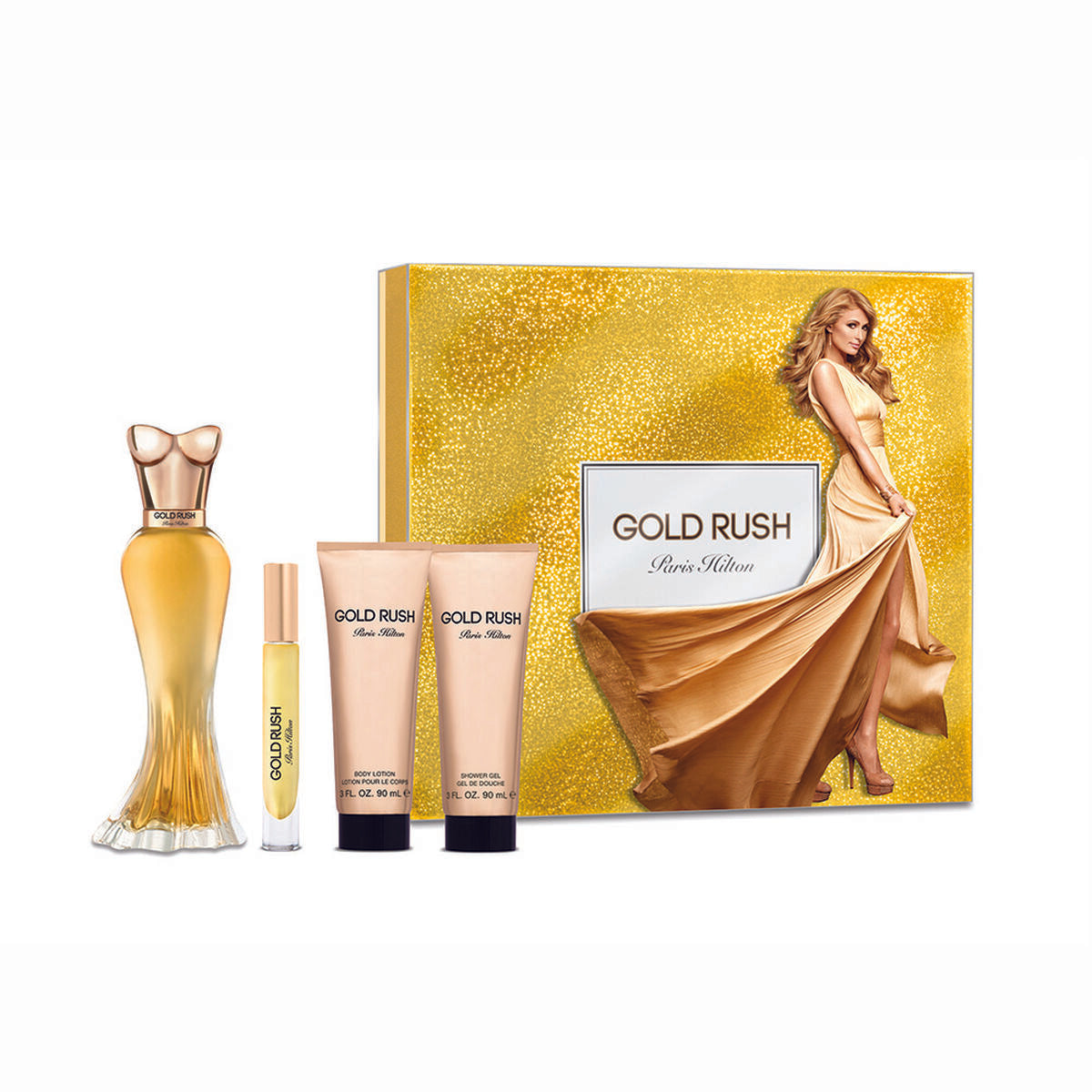 Estuche Gold Rush Edp 100ml+90ml B/L+90ml S/G Mujer