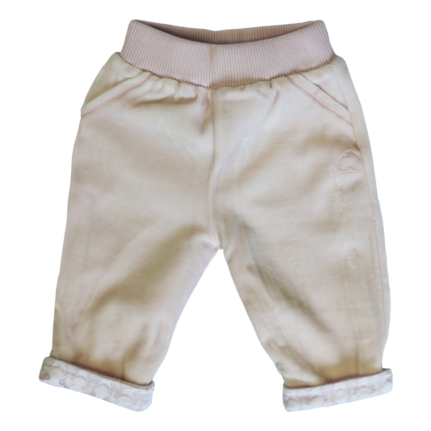 Pantalon Babycottons Forrado Owen & Amy Plush Rosa