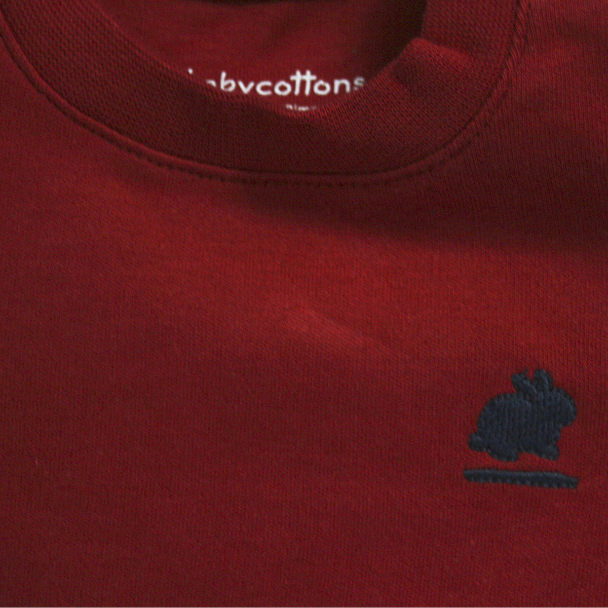 Body Babycottons T-Shirt ML Pima Rojo