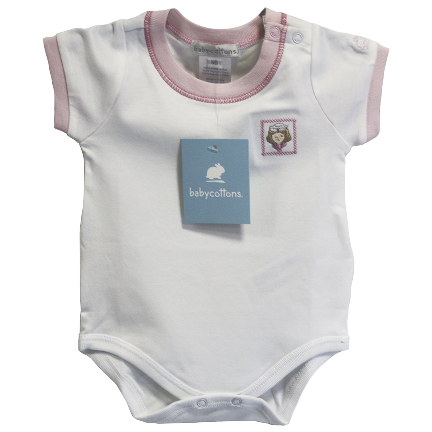 Body Camiseta My Little Sailor Blanco Rosa