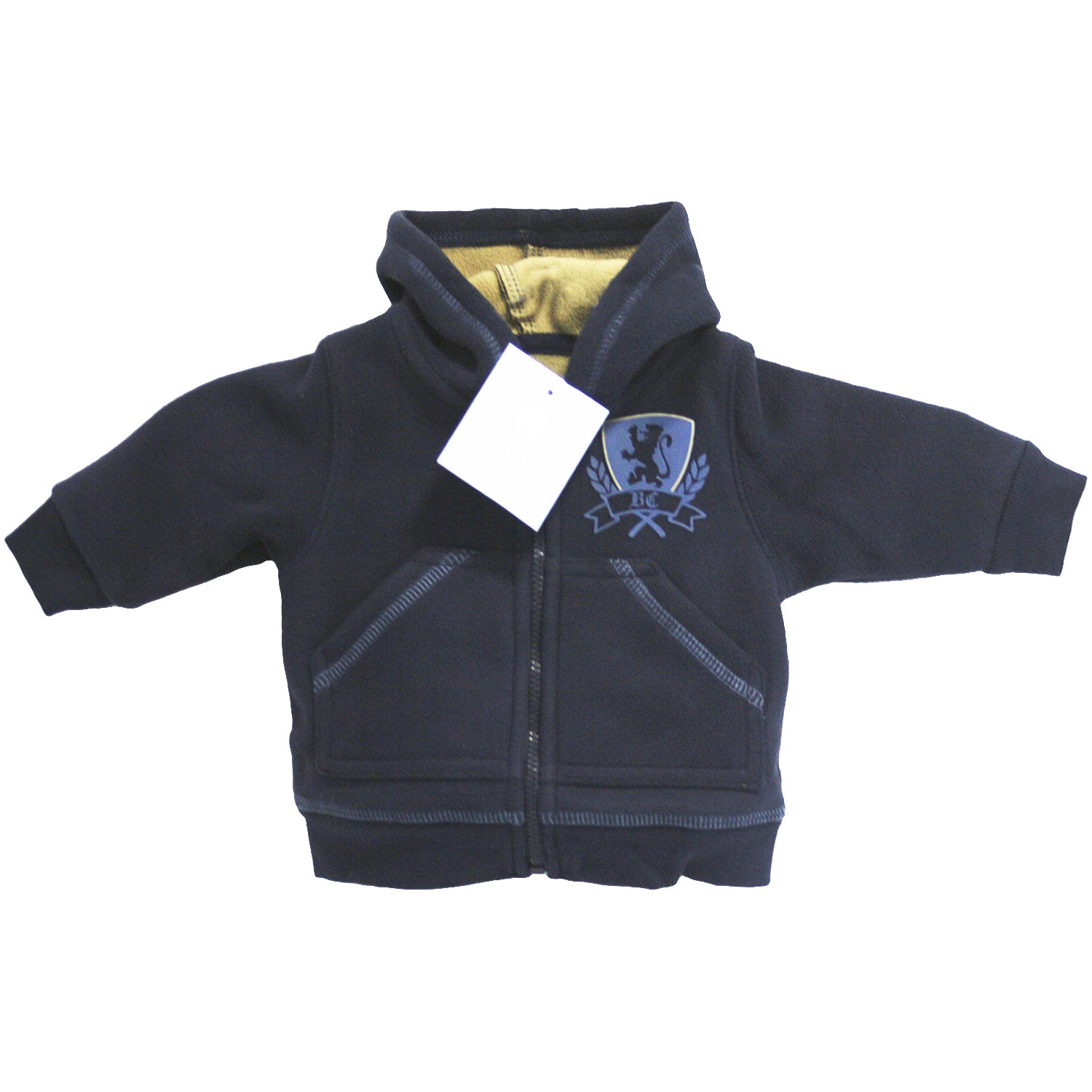 Canguro Babycottons Roger C/Capucha Polar Azul