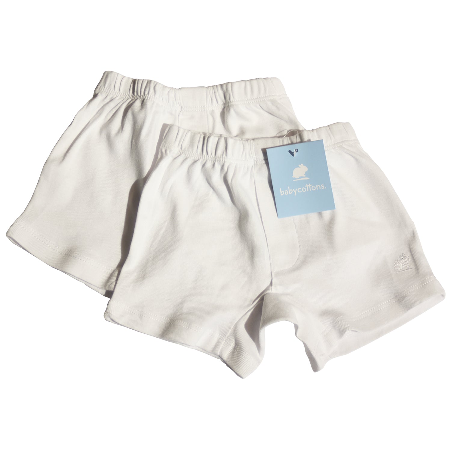 Boxer BabyCotton Set x 2 Blanco