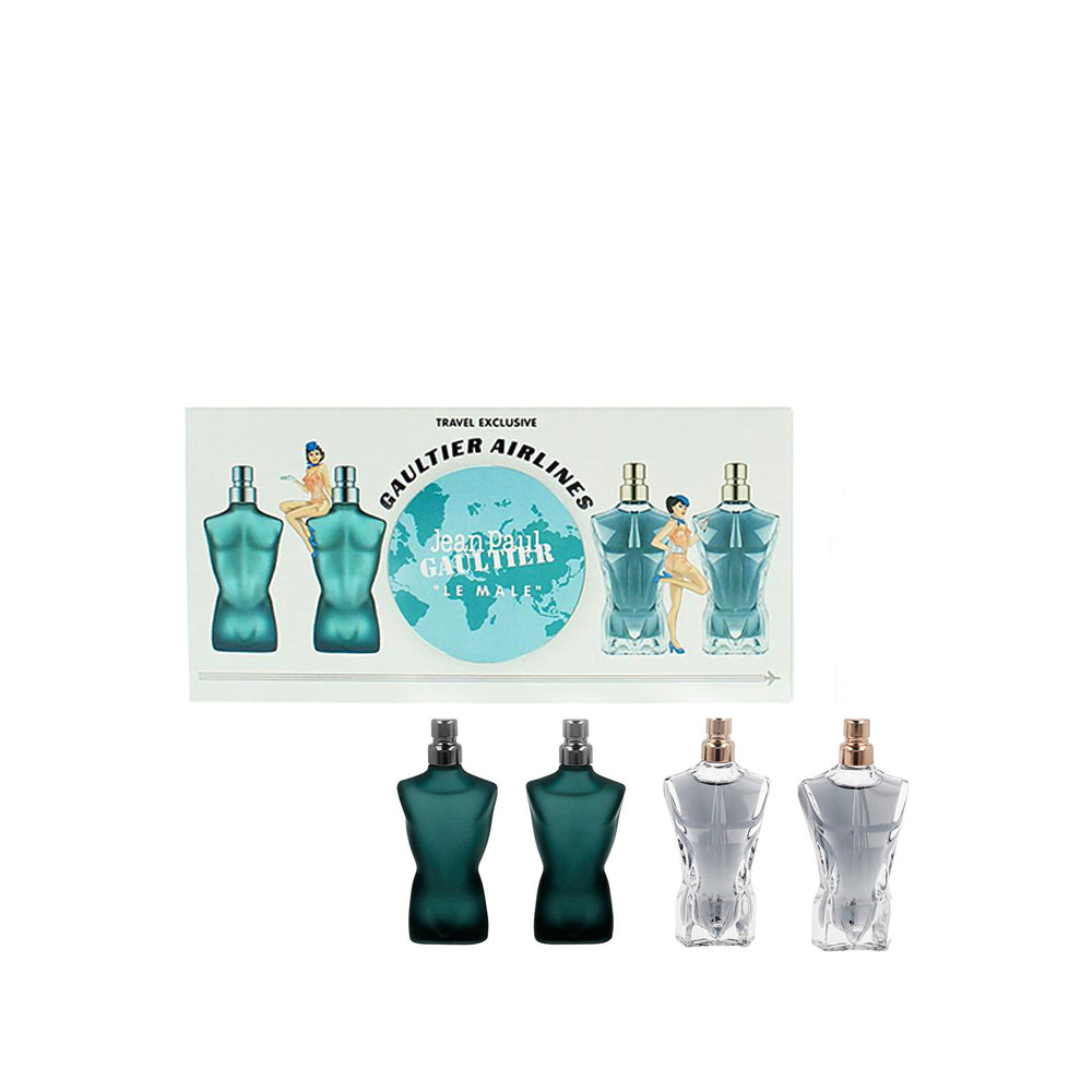 Estuche Miniaturas Le Male EDT 2x7ml+ EDP 2x7ml Jean Paul