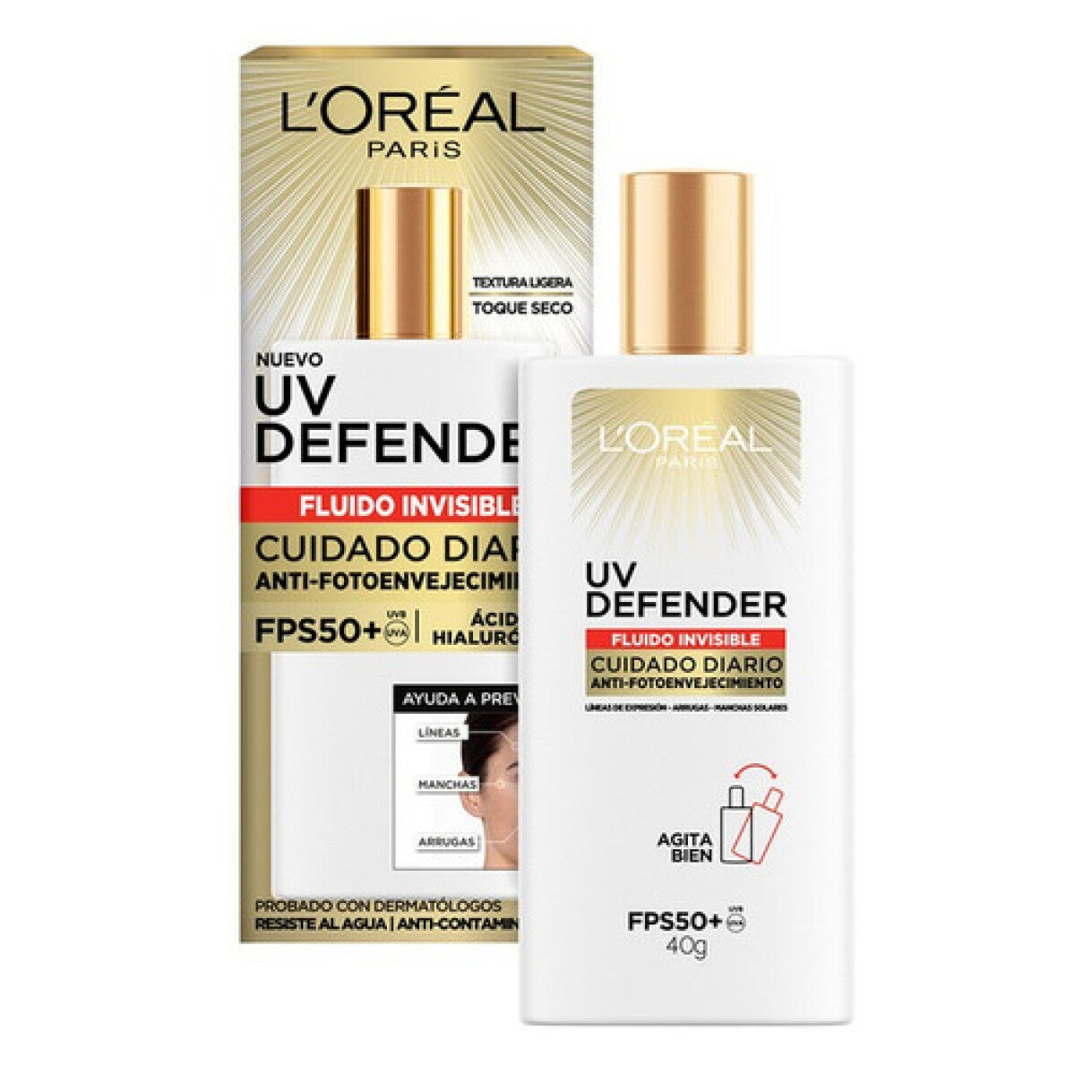 UV DEFENDER FLUIDO 40G EXPORT .