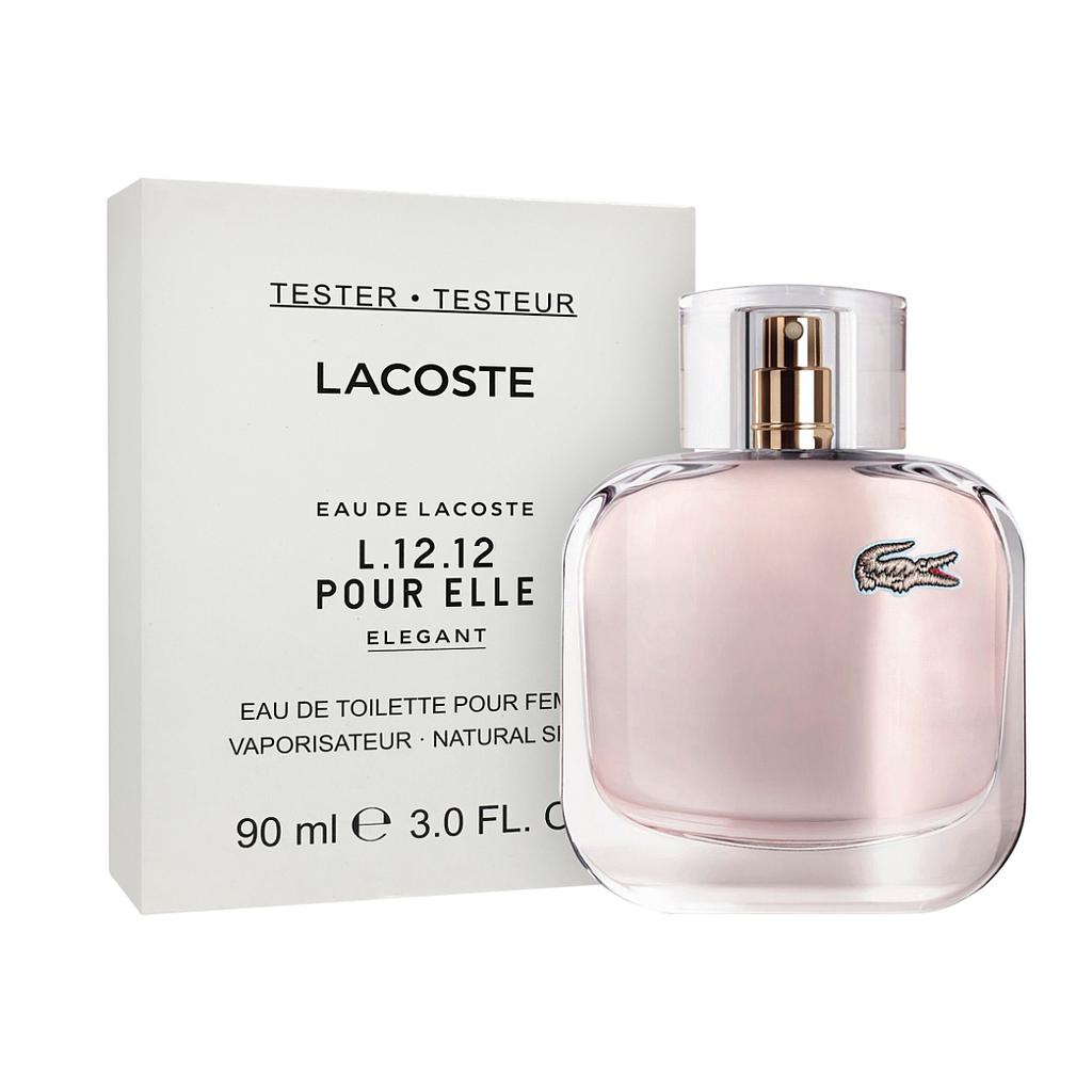 Lacoste L.12.12 Pour Elle Elegant Edt 90 Ml Mujer Tester