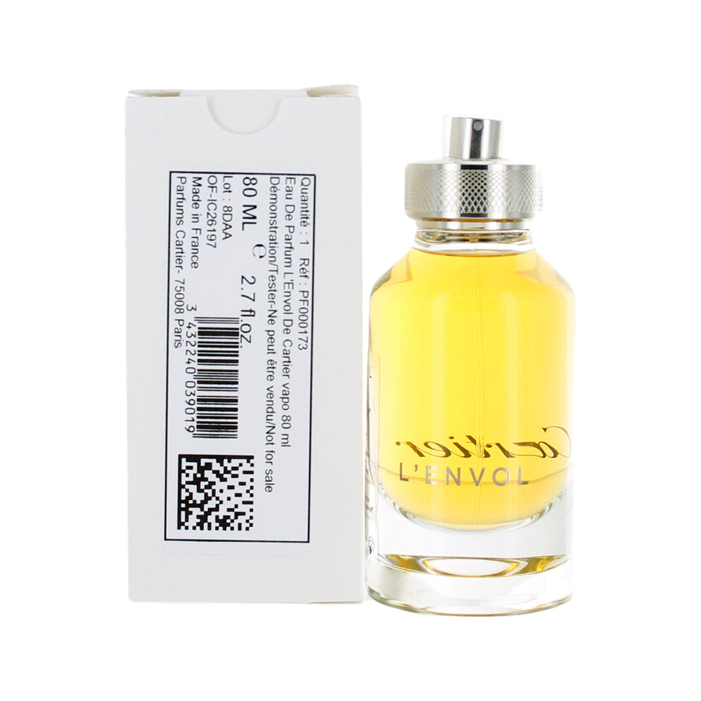 L'envol Cartier Tester Edp 80ml Mujer (Sin Tapa)