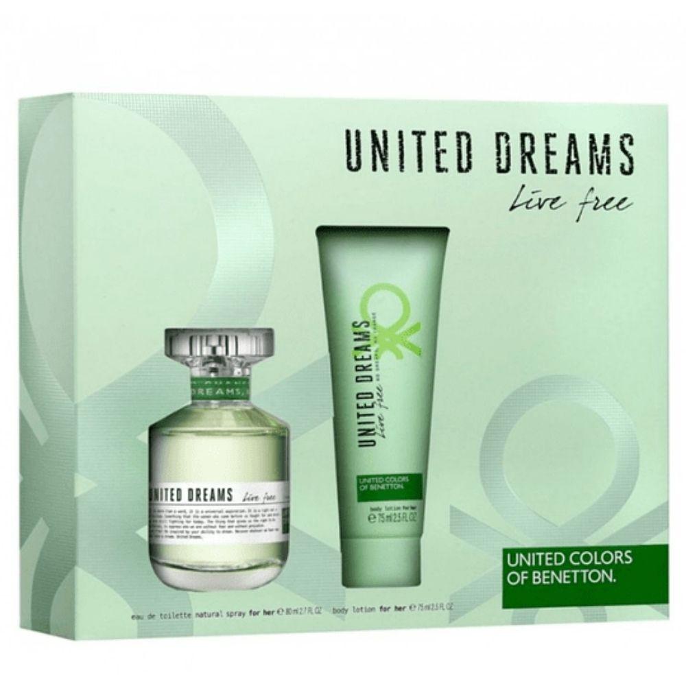 Live Free Estuche EDT Mujer 80ml+ 75ml Crema Mujer