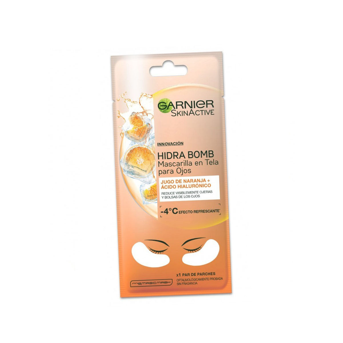 Mascarilla En Tela Para Ojos Orange Garnier Skin Active