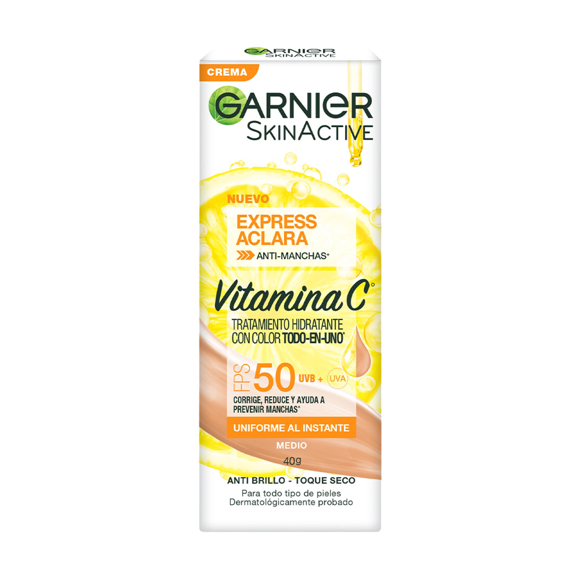 GARNIER EXPR ACLARA MEDIA 40G EXP .