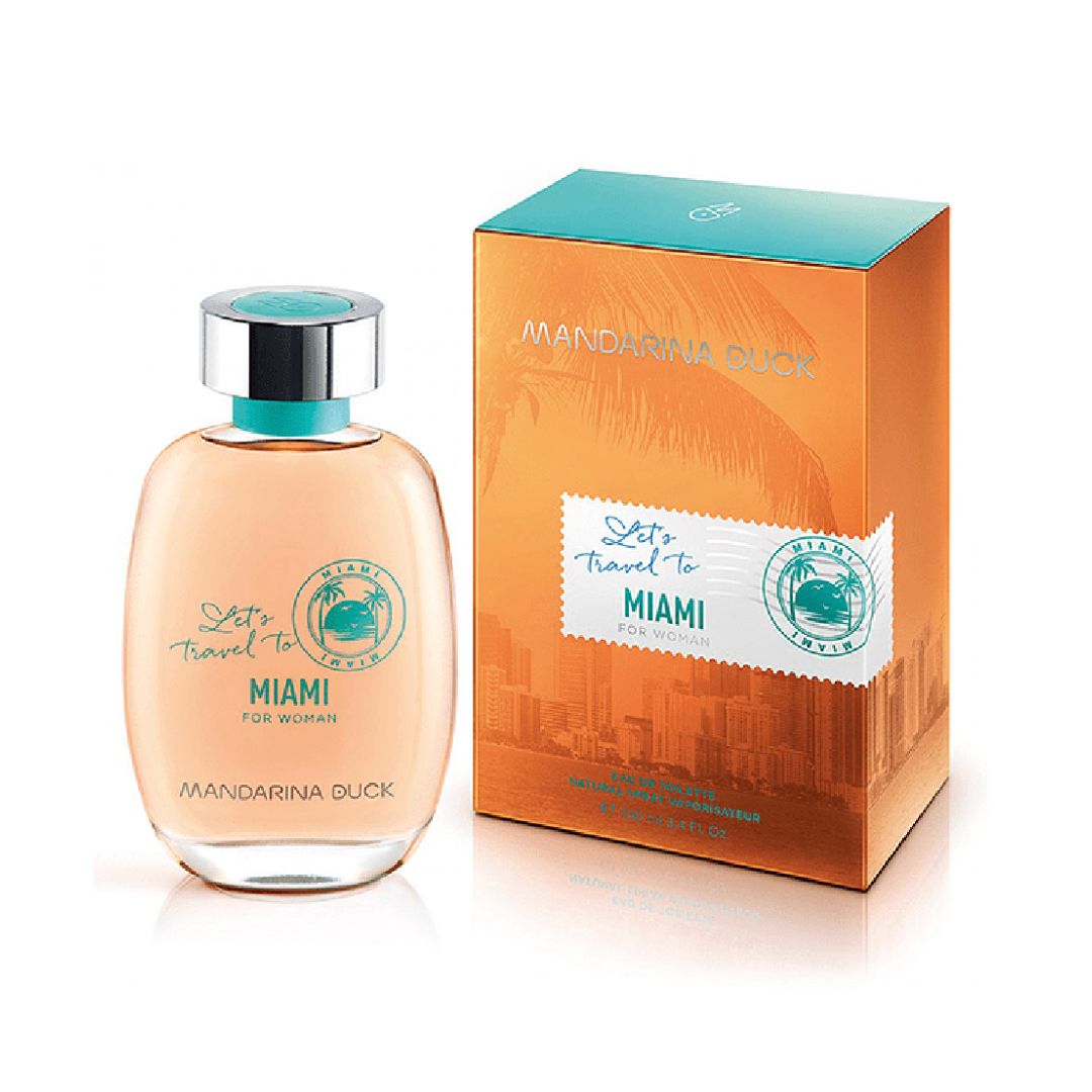 Let's Travel To Miami Mandarina Duck Edt 100Ml Mujer .