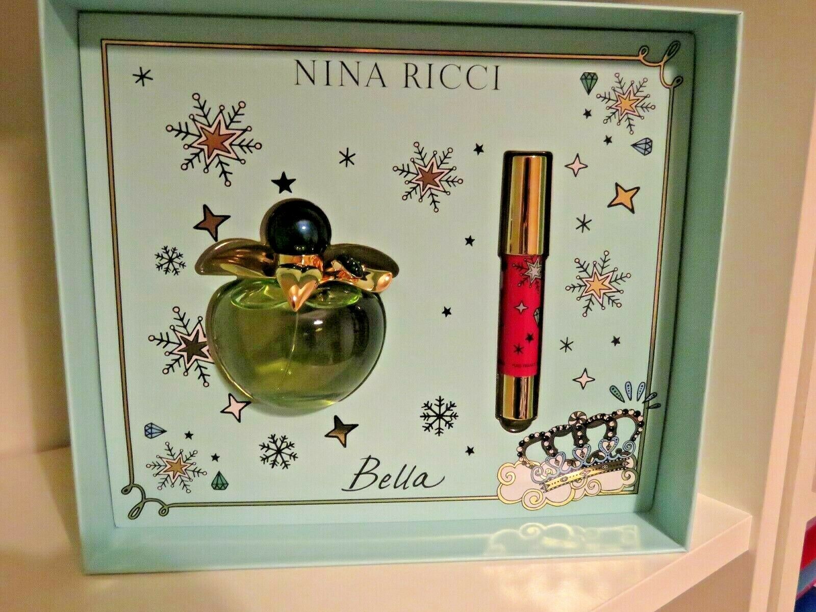 Les Belles e Nina Bella edt 80ml + lapiz labial