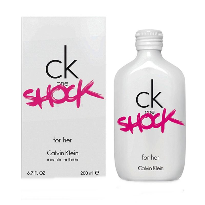 Ck One Shock Calvin Klein Edt 200 Ml Mujer