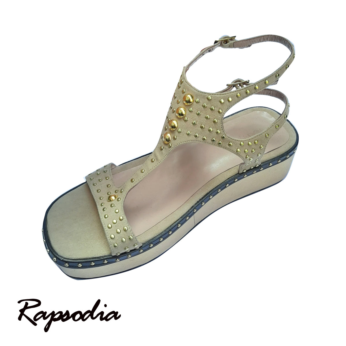 SANDALIAS RAPSODIA ORIENTAL ANKLE BEIGE