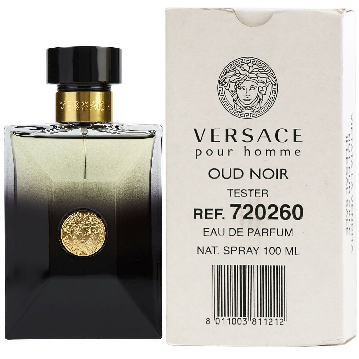 Versace Oud Noir Tester Edp 100 Ml Hombre .