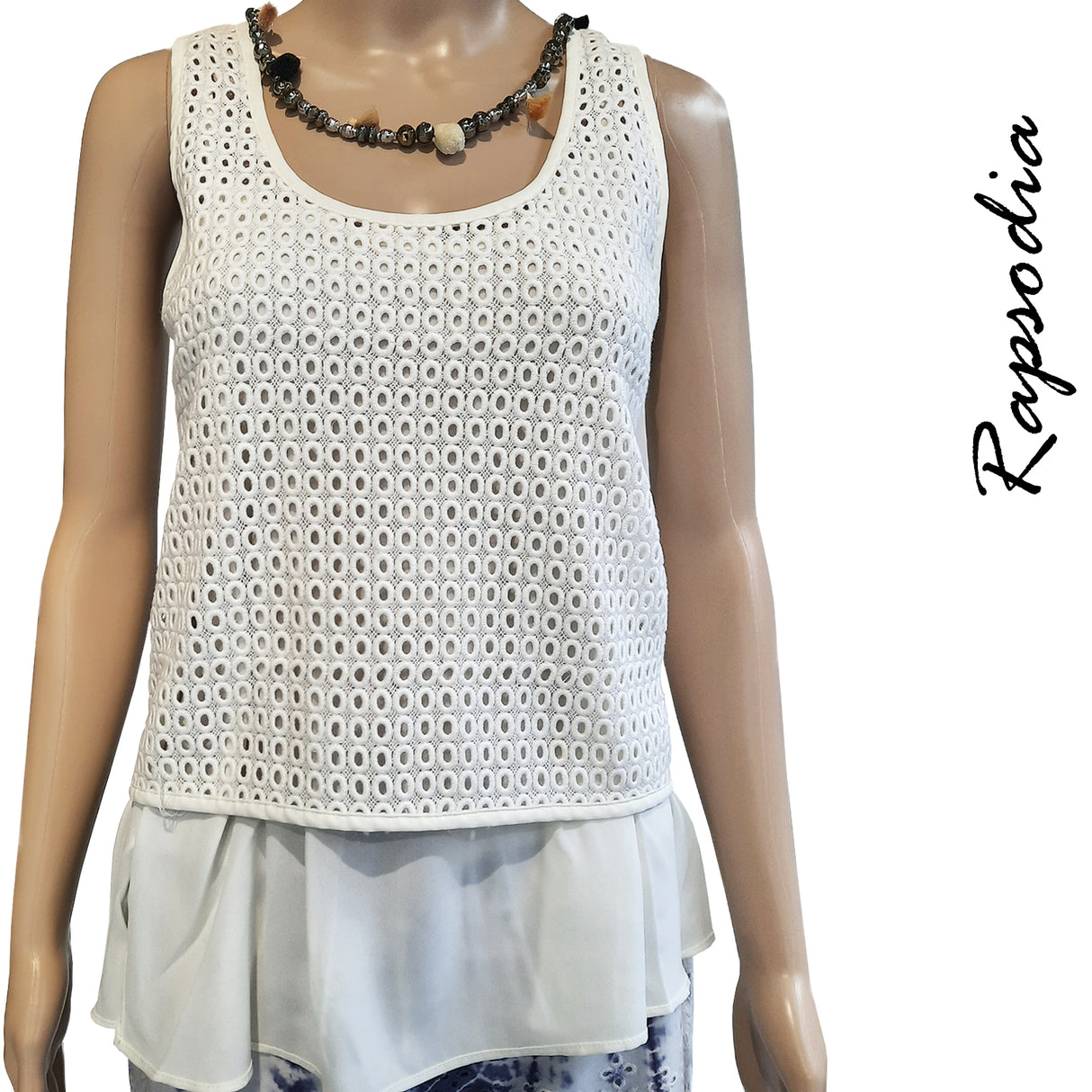 Blusa Rapsodia Zaira Blanco