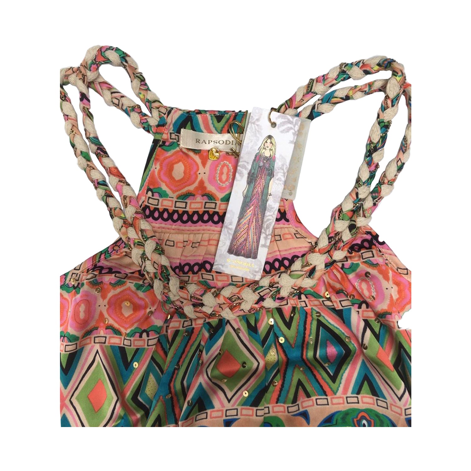 Blusa Rapsodia Alma Pepita Multicolor