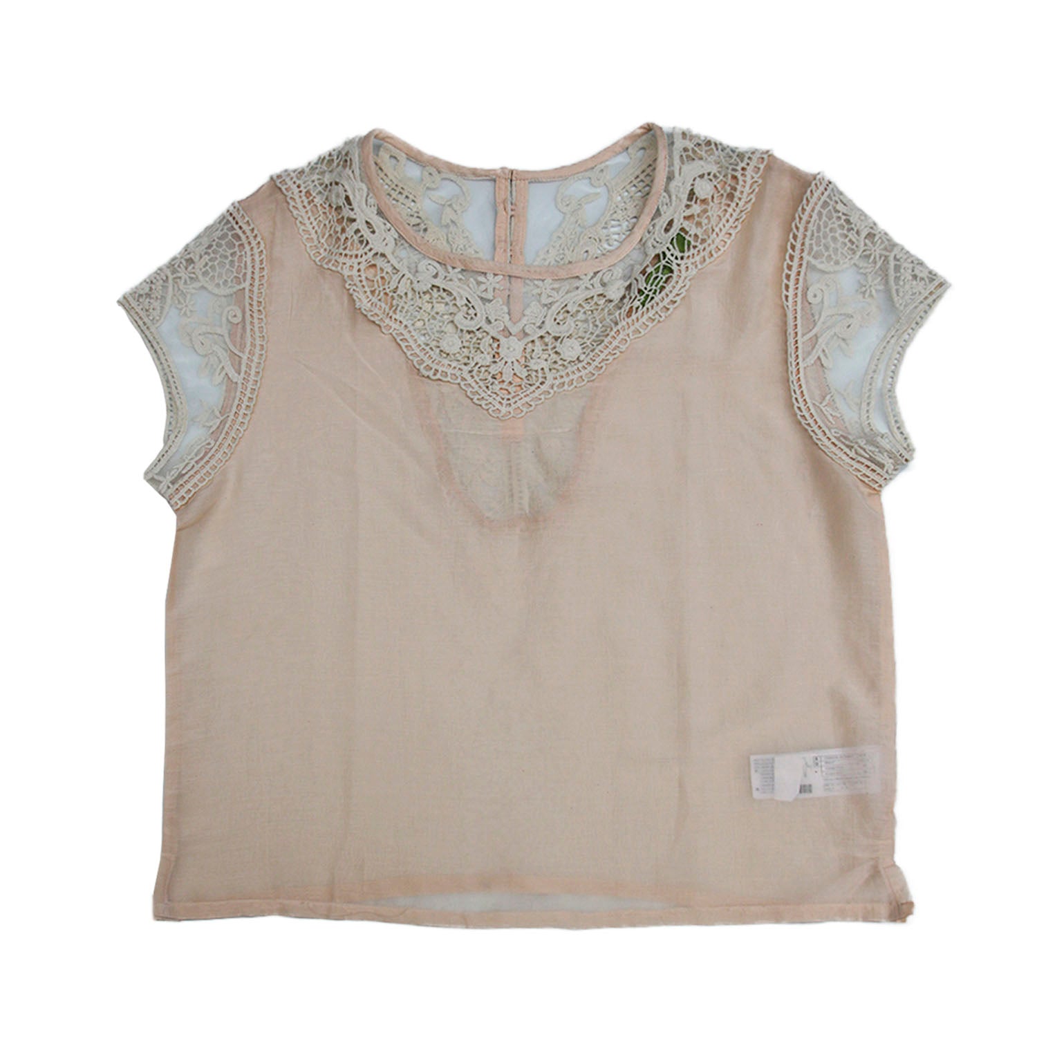 Blusa Rapsodia Mery Lace Rosa