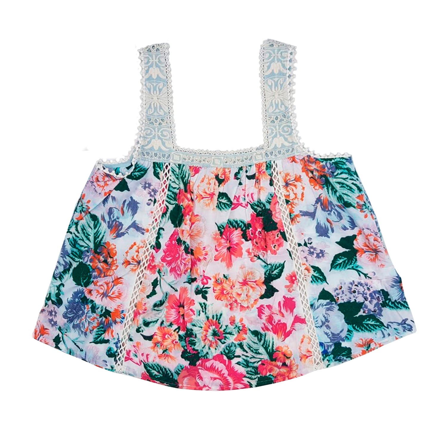 Blusa Rapsodia Milena Gardenia Multicolor