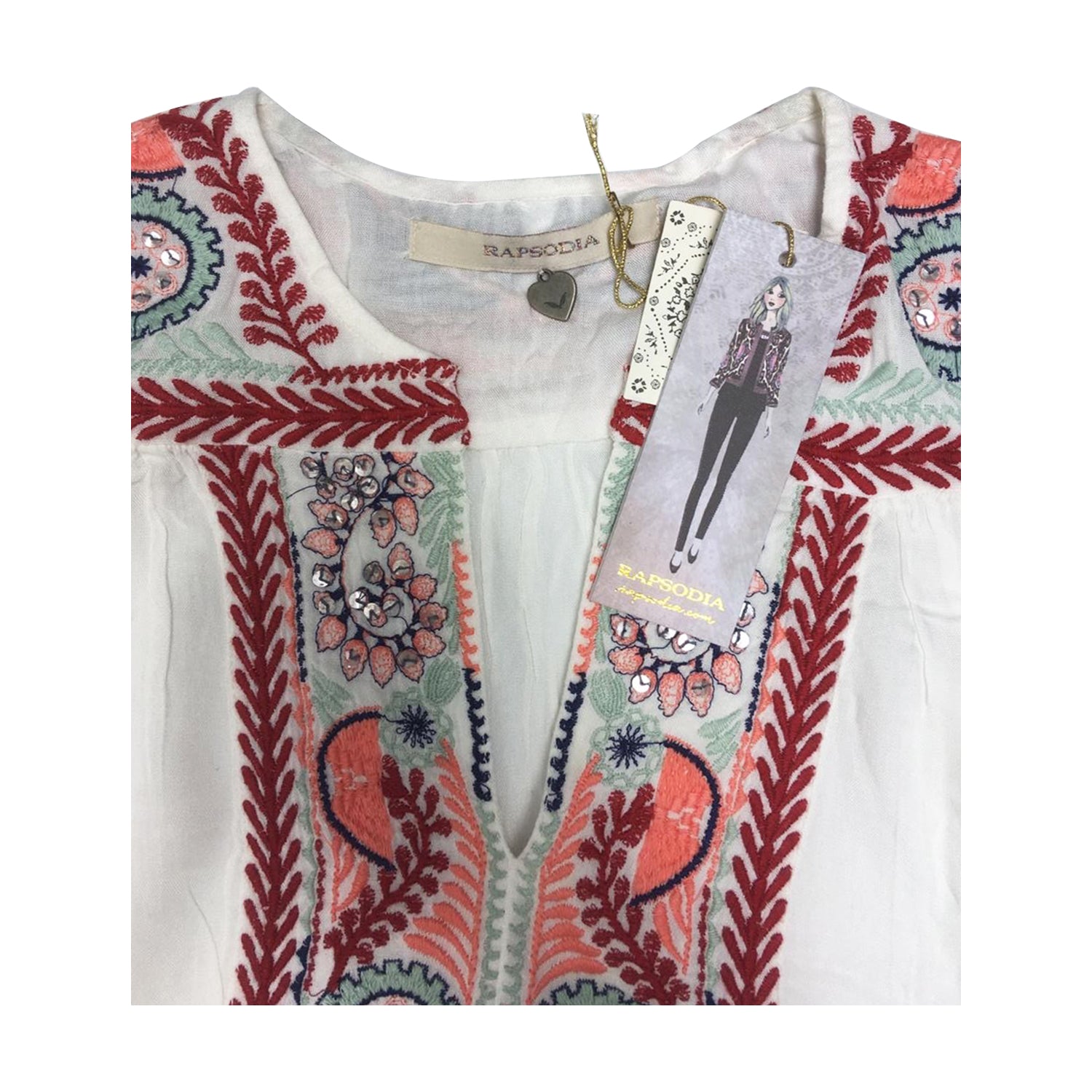 Blusa Rapsodia Oligev Crudo