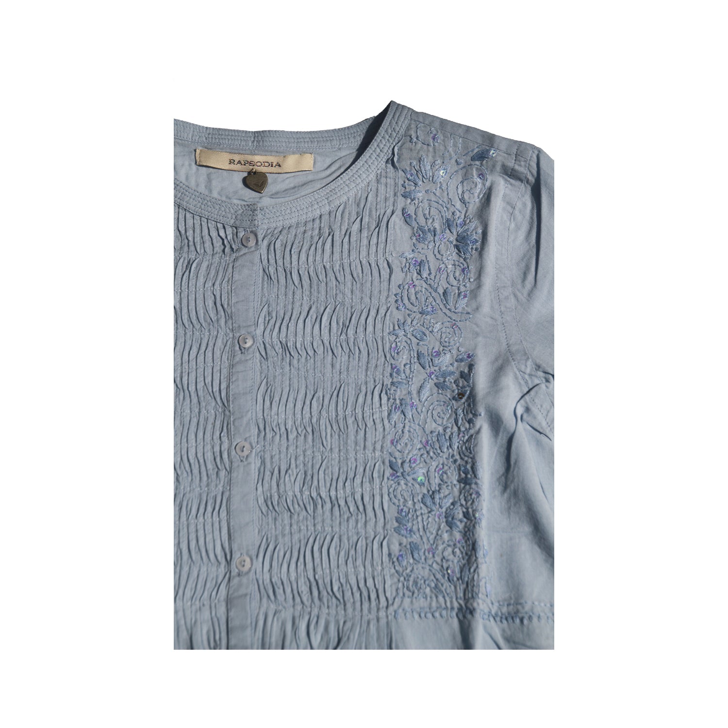 Blusa Rapsodia Pintory Celeste