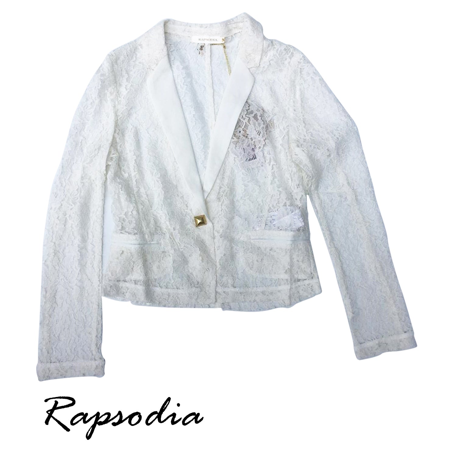 Chaqueta Rapsodia Lace Blanca