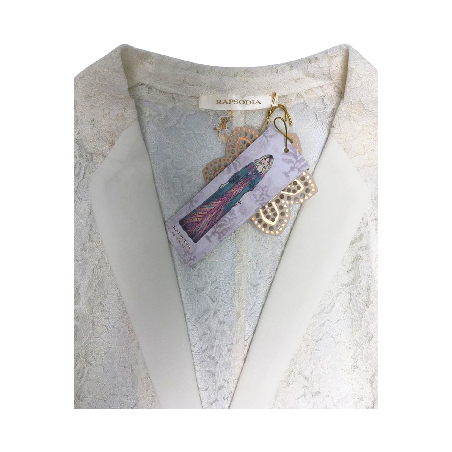 Chaqueta Rapsodia Lace Blanca