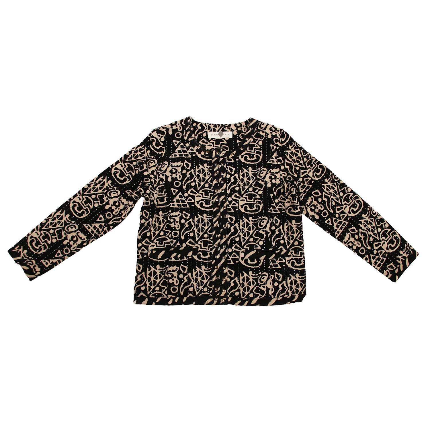 Chaqueta Rapsodia Corderoy Block Negro