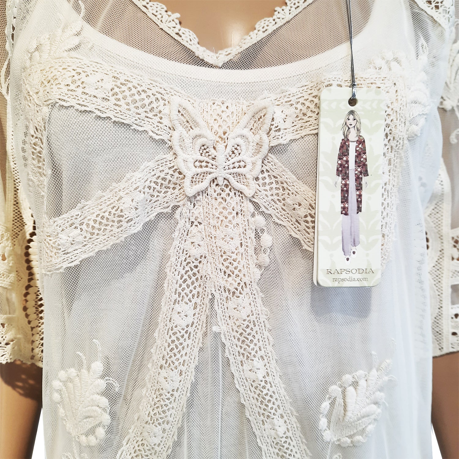 Vestido Rapsodia Cyrene Crudo