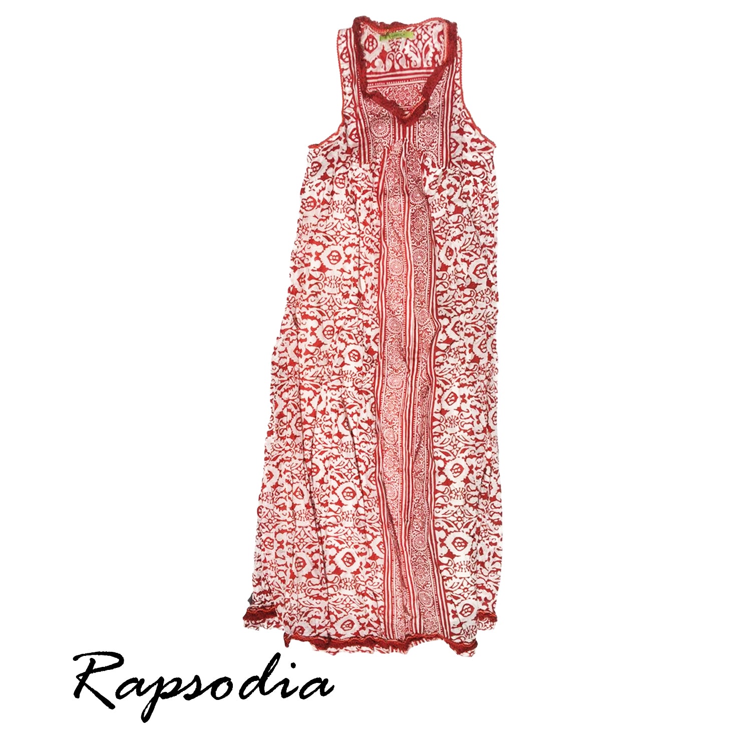 Vestido Rapsodia Largo Isis Pirula Rojo