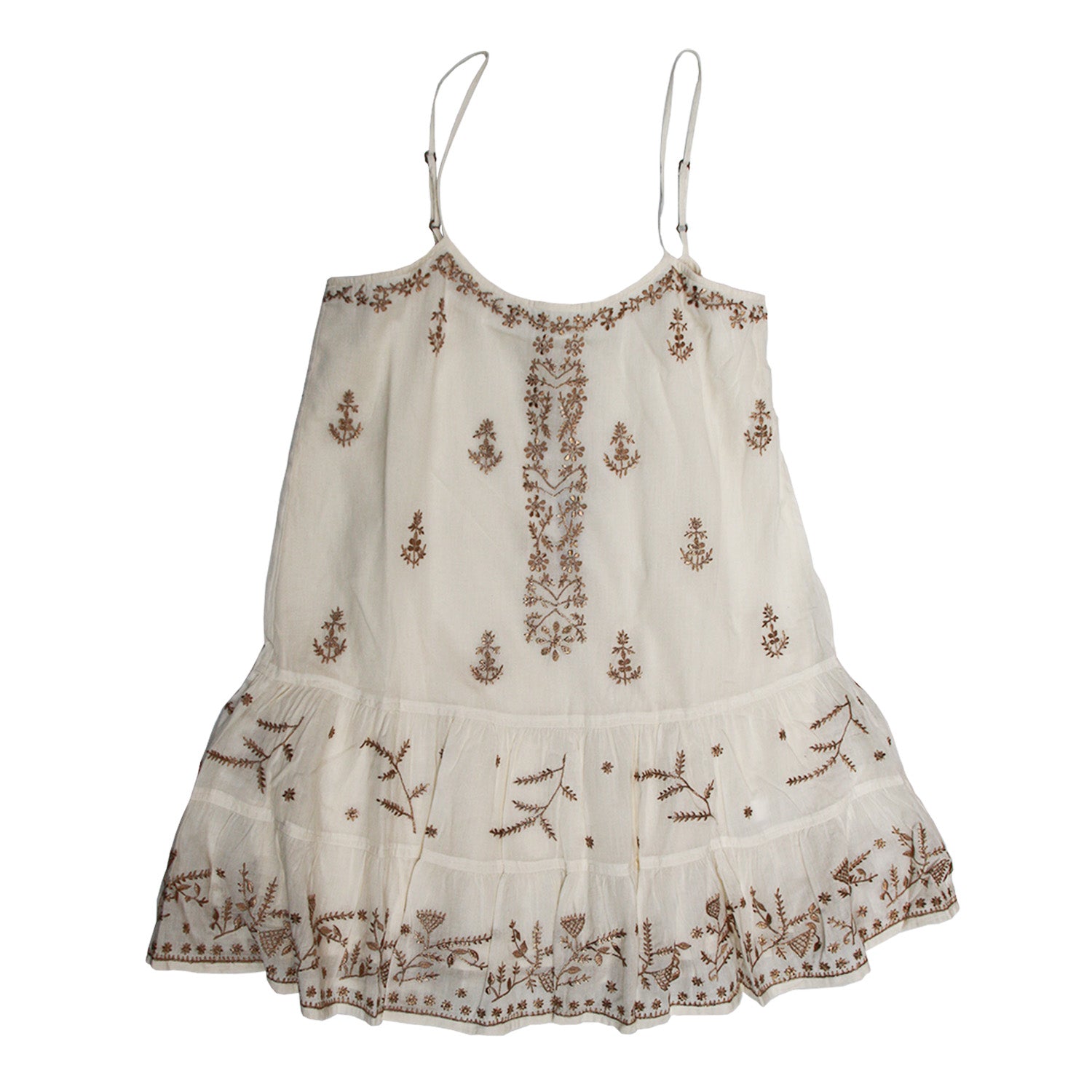 Vestido Rapsodia Corto Verano Moss Crudo