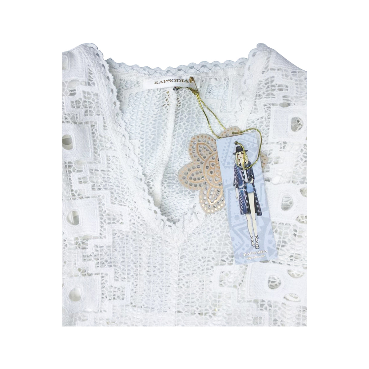 Vestido Rapsodia Corto Ademia Blanco