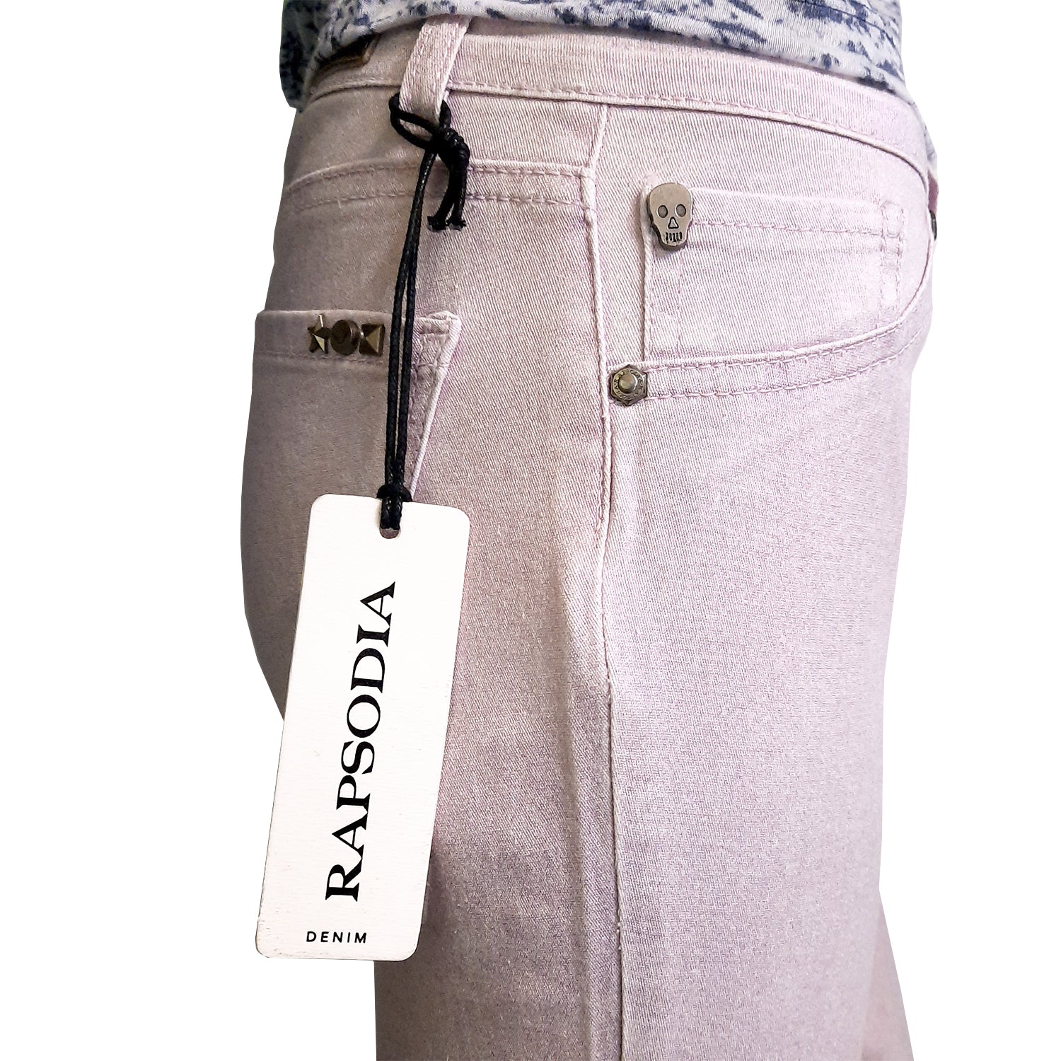 Jeans Rapsodia Queen Shinny Rosa
