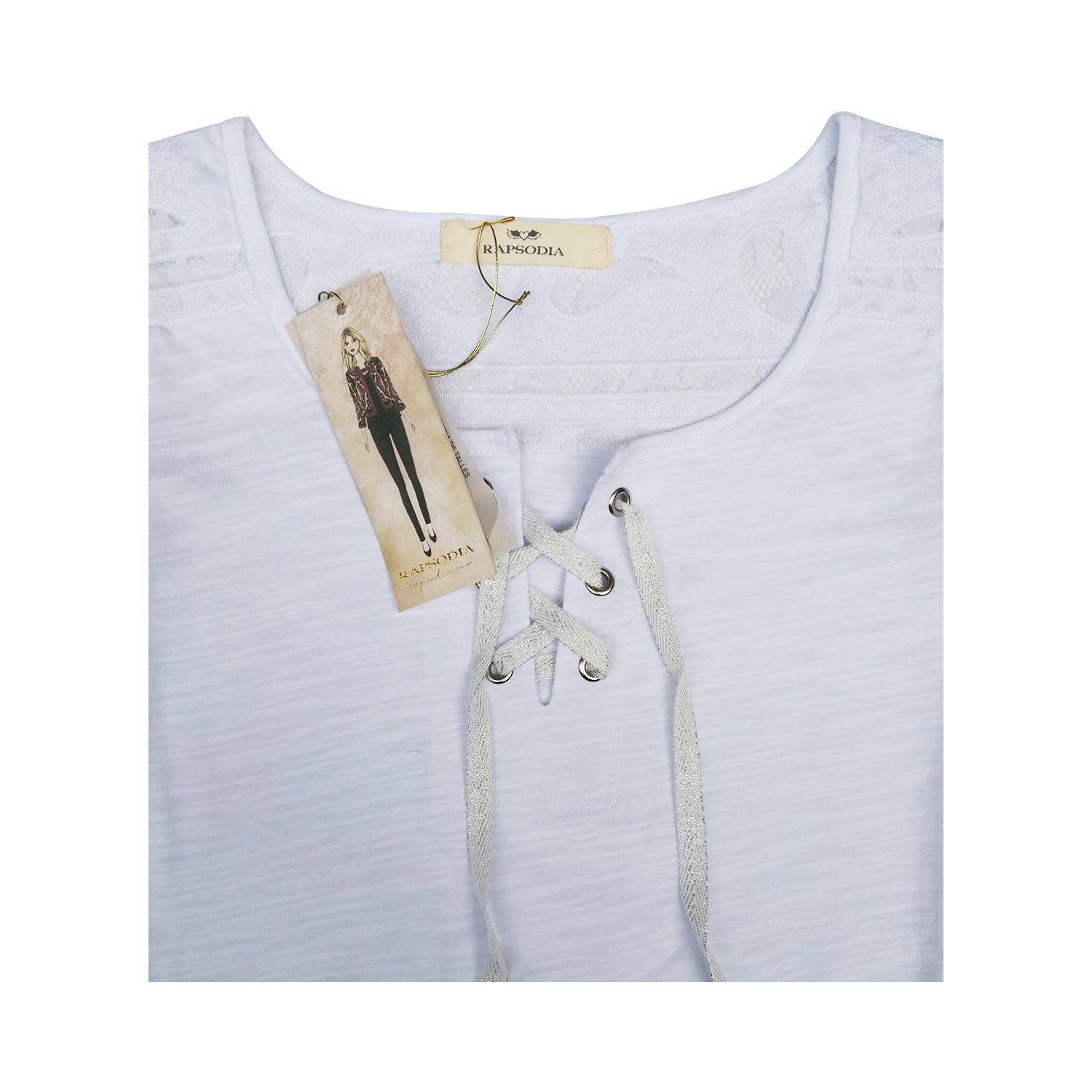 Polera Rapsodia Jacinta Blanca