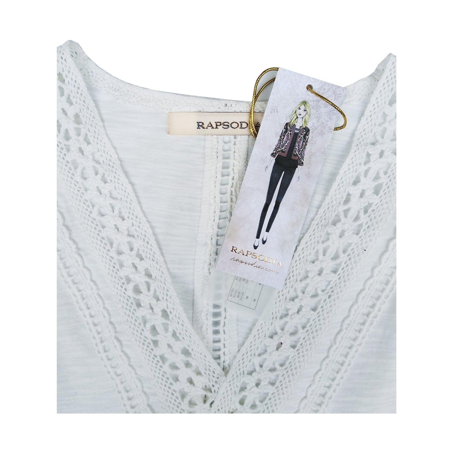 Blusa Rapsodia Antolina Blanco