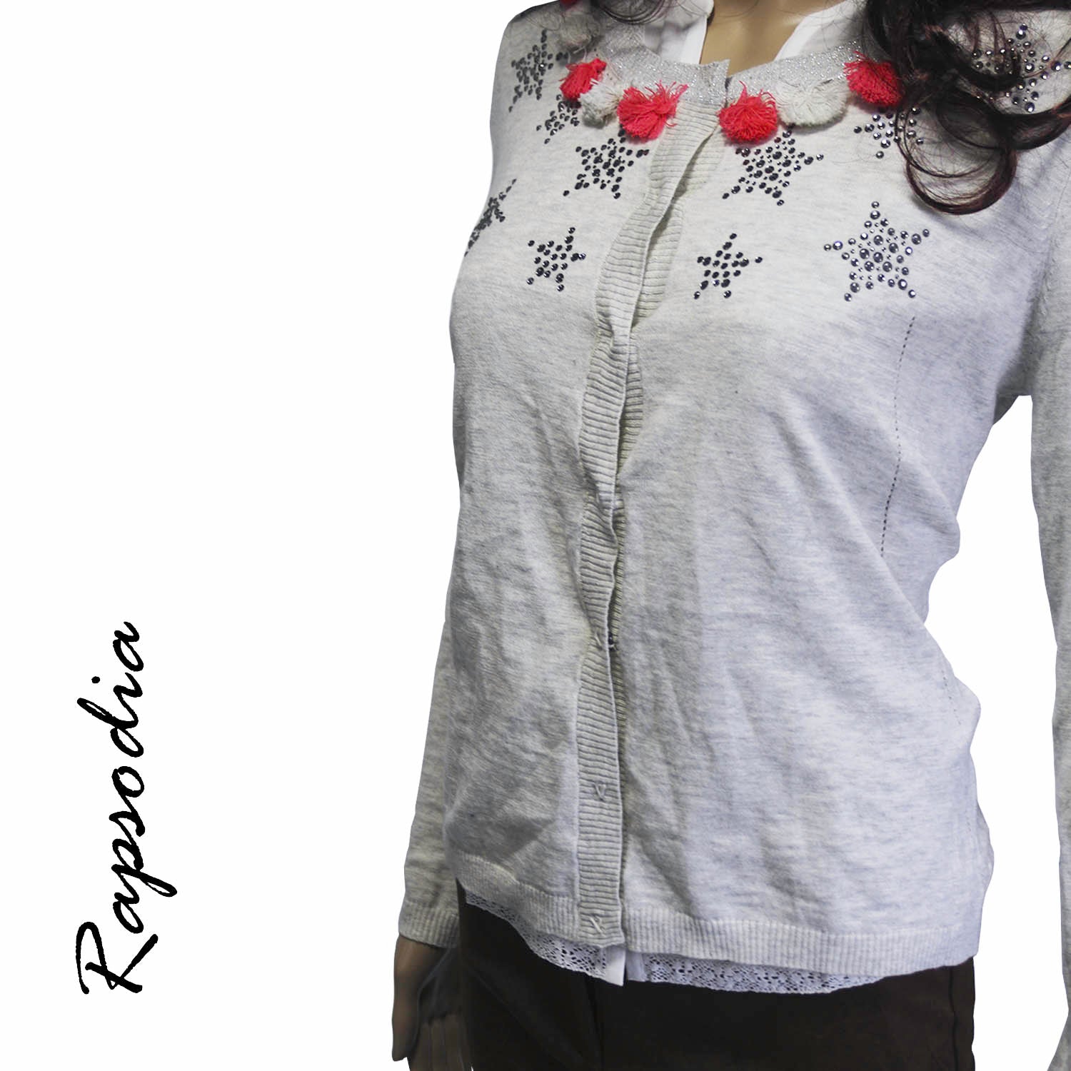 Sweater Rapsodia Frette Gris
