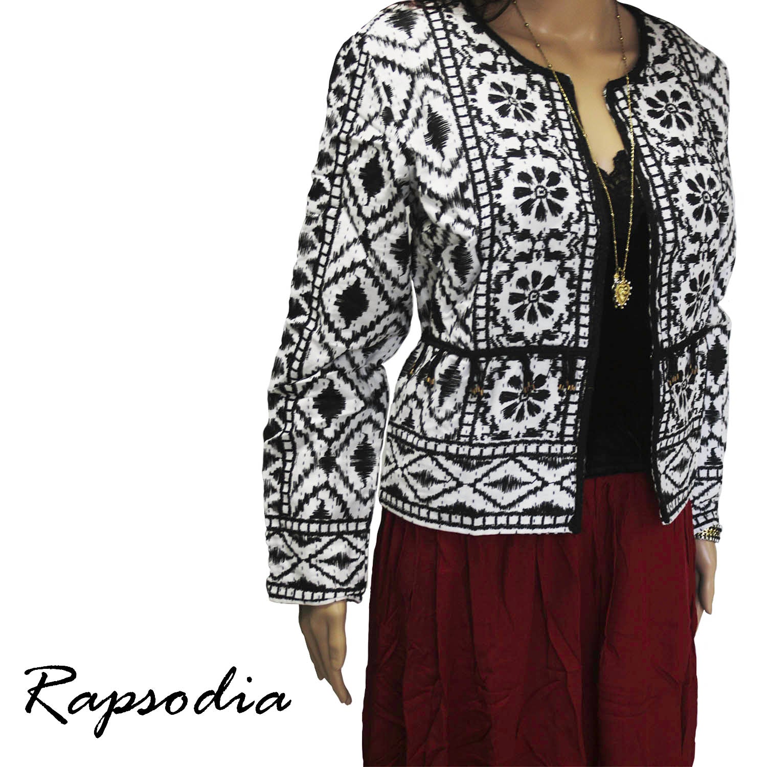 Chaqueta Rapsodia Tawara Ikoa Negro