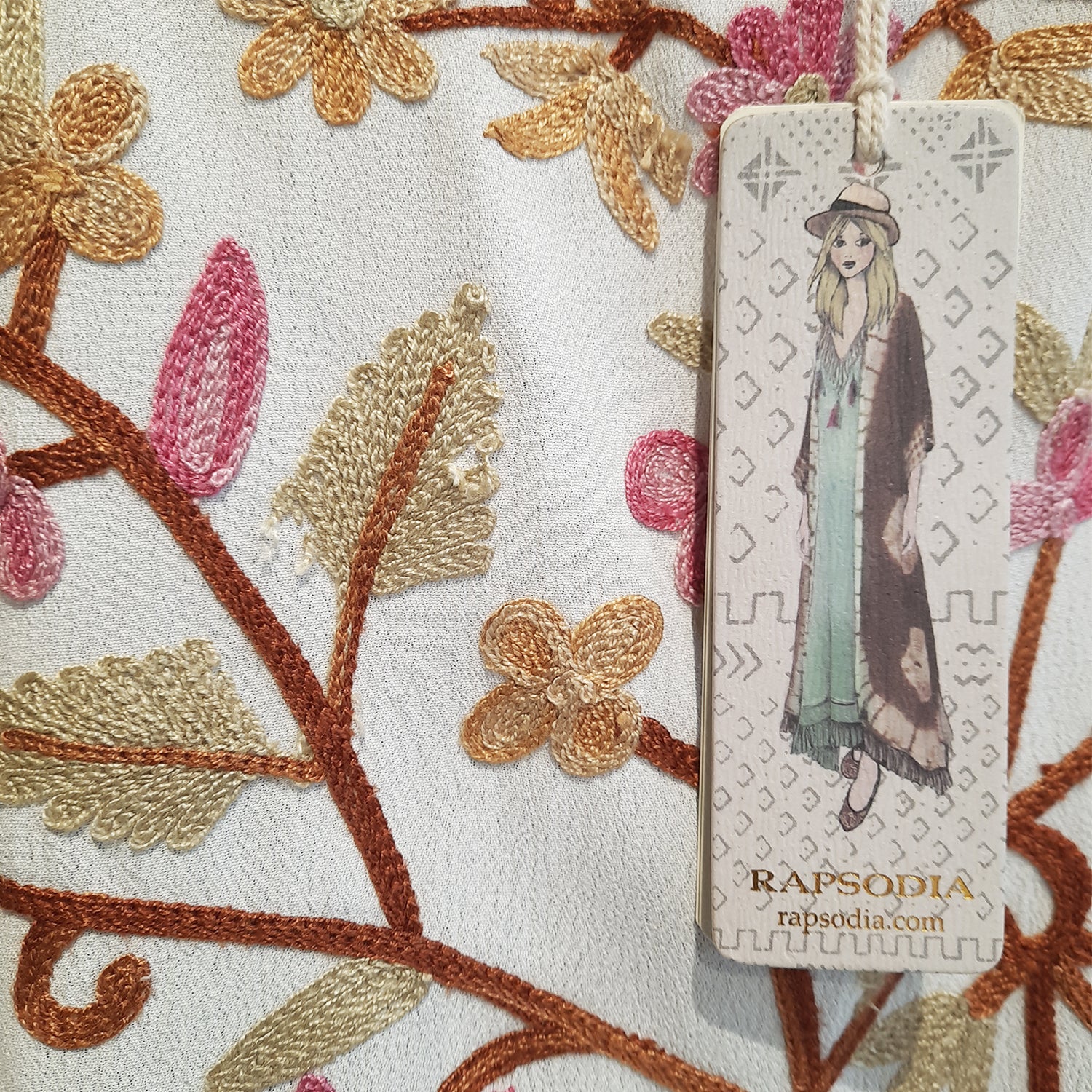 Top Rapsodia Fringes Andromia Crudo