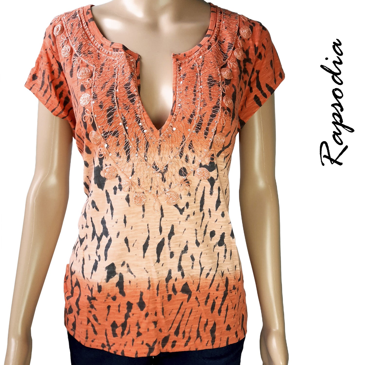 Polera Rapsodia Issei Coral