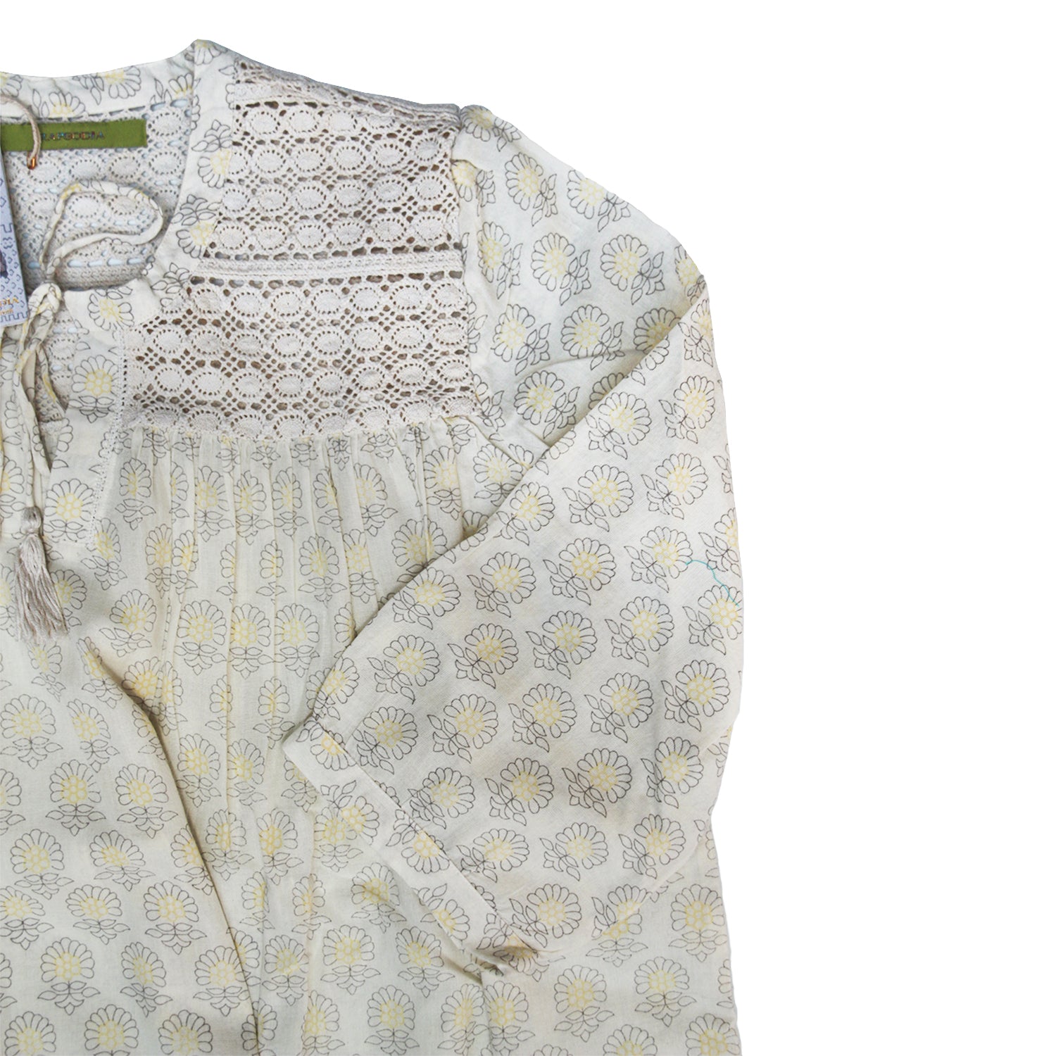 Vestido C. Rapsodia Momoka Crudo