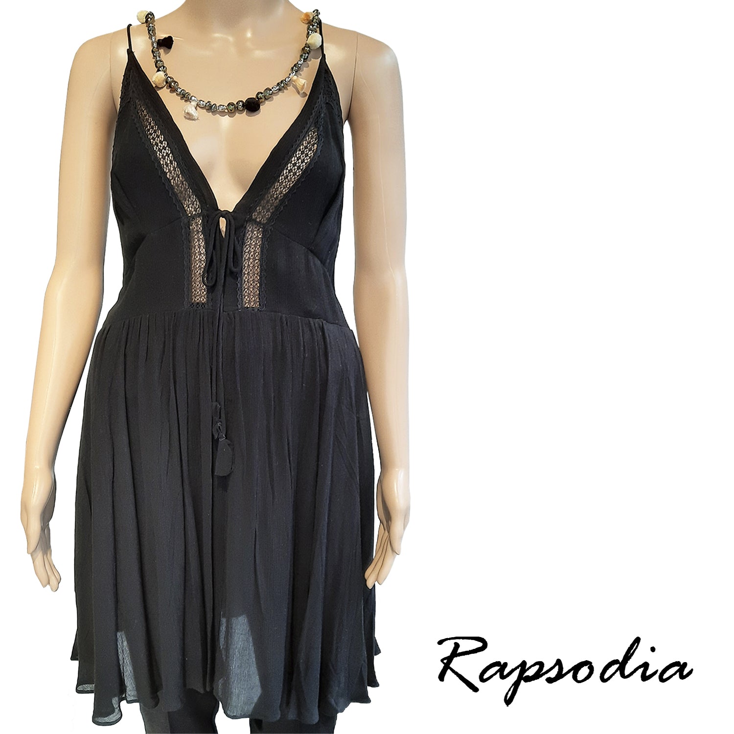 Vestido Rapsodia Union Negro