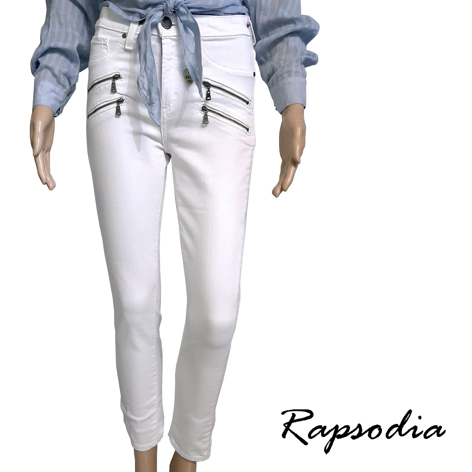 Jeans Rapsodia Quica White Di Blanco