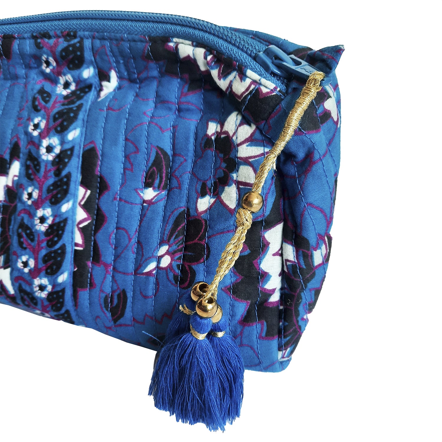 Cosmetiquero Rapsodia Chico Lotus Floral Azul