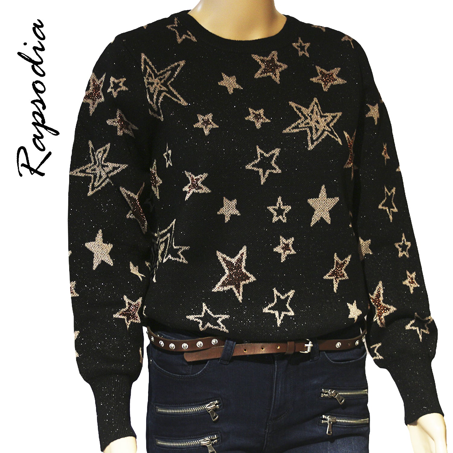 Sweater Rapsodia Joss Negro