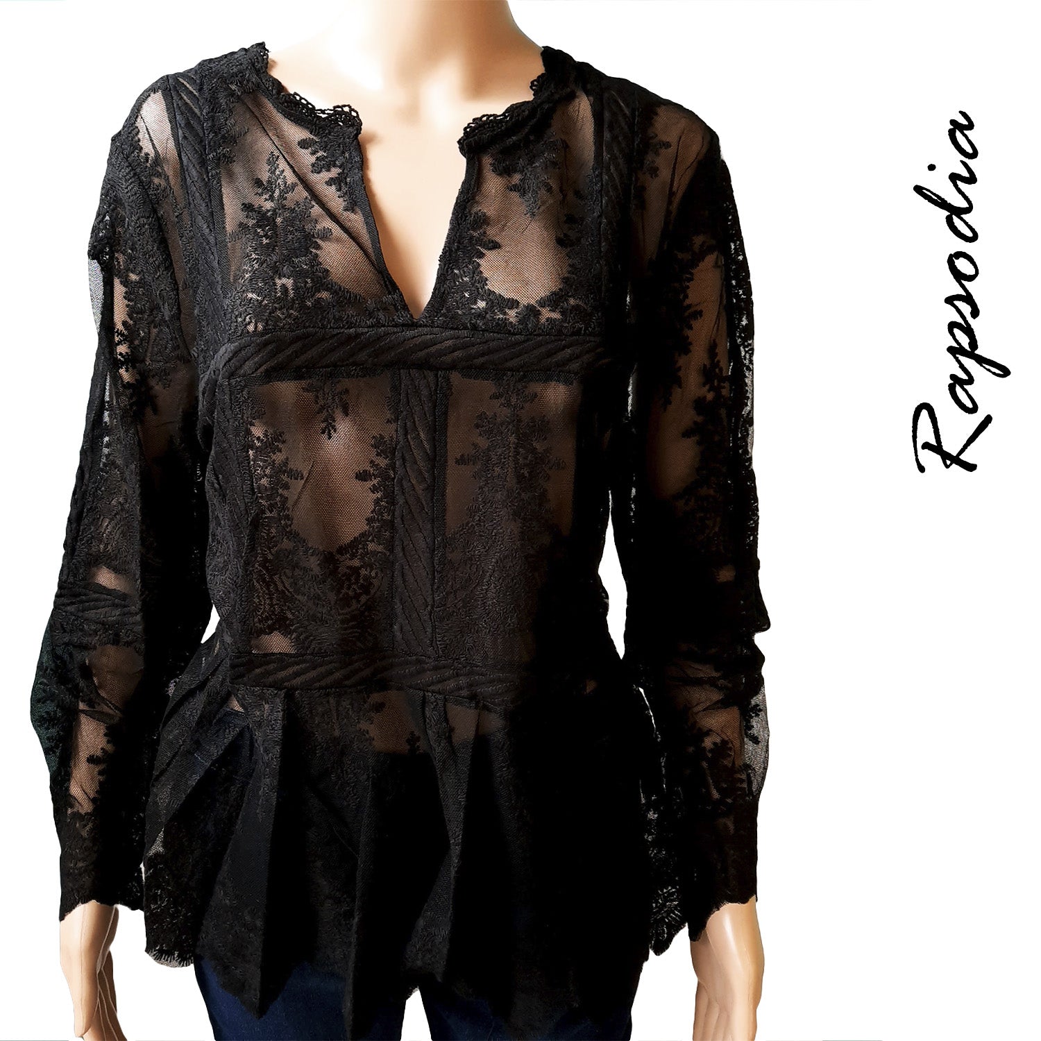 Blusa Rapsodia Zuberi Negro