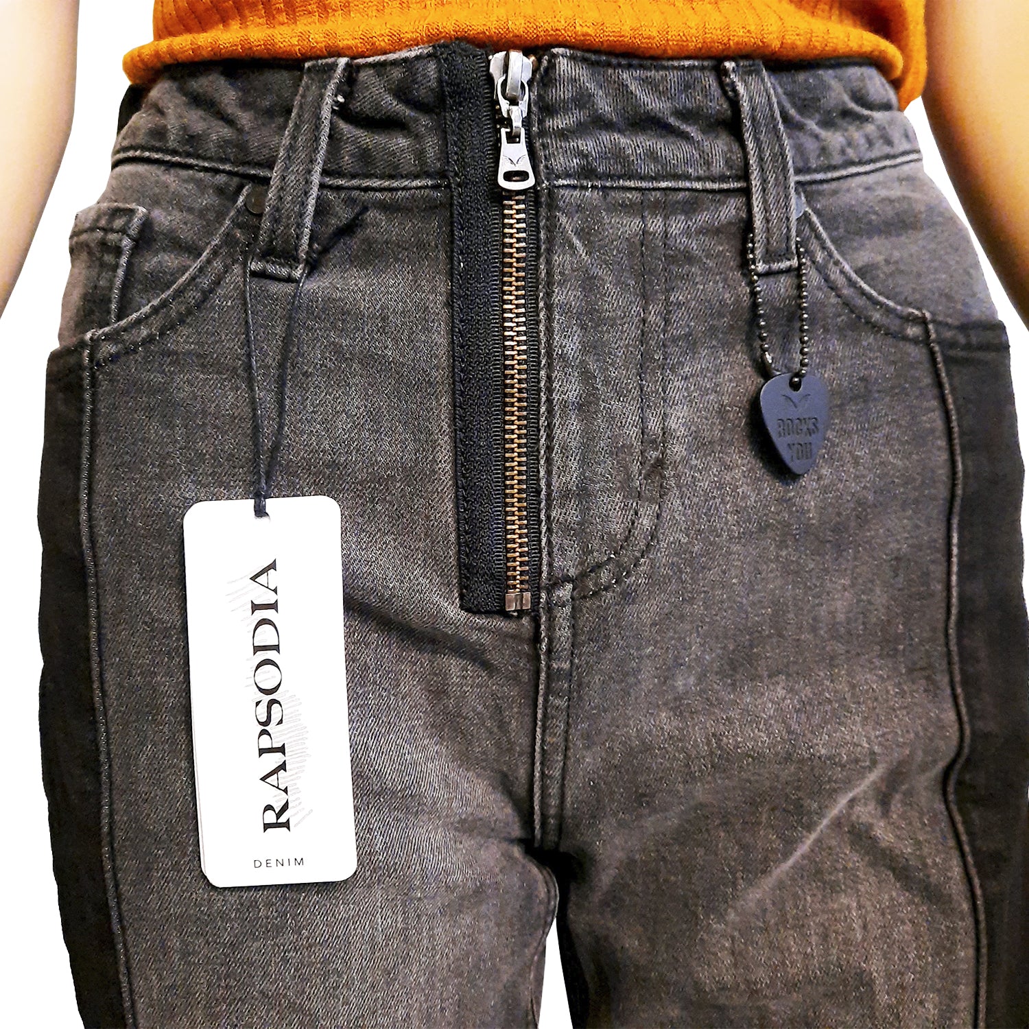 Jeans Rapsodia Mom Grey Gris