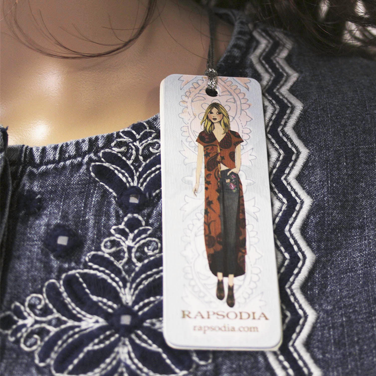 Vestido Rapsodia Denim Celeste